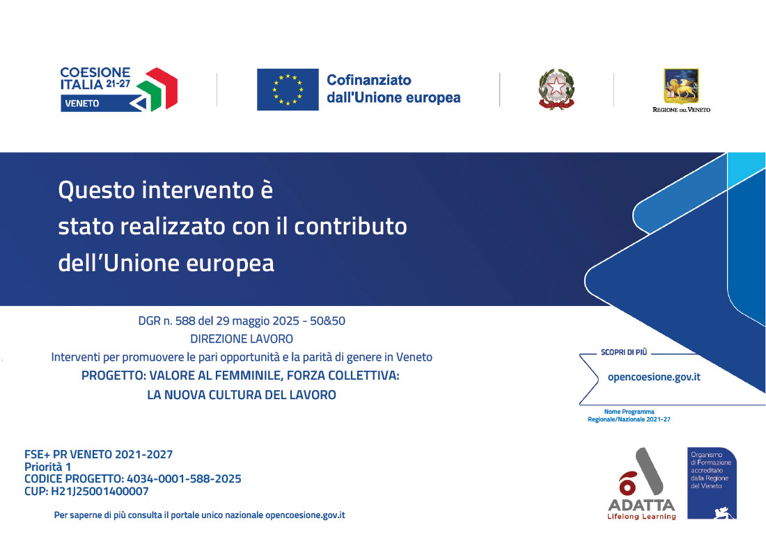 Contributo Unione Europea – Valore al Femminile